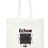 Echoe 100% Cotton Oversized Utility Tote Bag | Zippered Minimal Techcore Graphic – TripTribe®