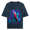 CLASSY No More Drama Acid Wash Oversized Tee | 240 GSM Heavyweight Cotton Washed Grunge Graphic T-Shirt – TripTribe®