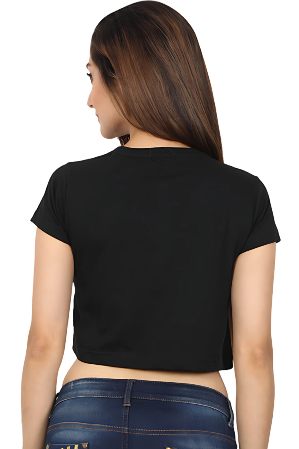 Trippy Mushroom Crop Top | 100% Cotton 180 GSM | Bio‑Washed, Super Combed Cotton (4 Colors) - Image 9