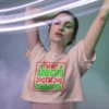 I’m Not Addicted I’m Committed Women’s Crop Top | 180 GSM 100% Cotton Neon Stoner Graphic Tee – TripTribe® - Image 5